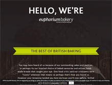 Tablet Screenshot of euphoriumbakery.com